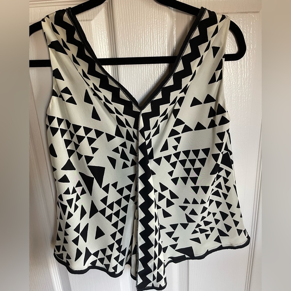 BCBG Aztec printed cami